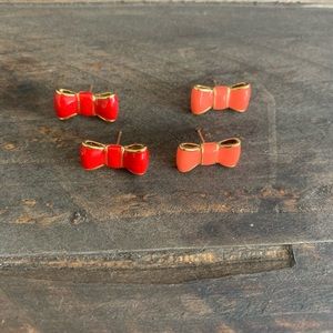 Kate spade bow earrings
